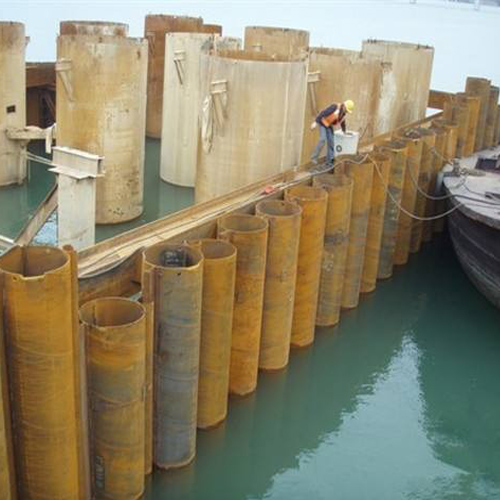 秦皇岛钢护筒现场安装